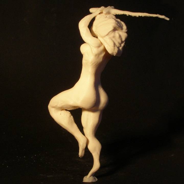 amazon woman fan art body female 3D print model - Mito3D