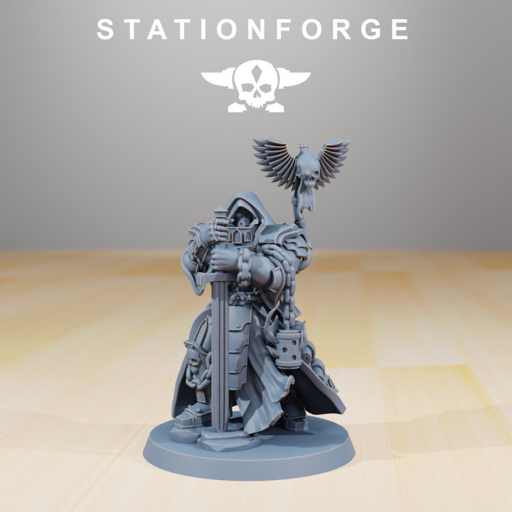 interrogator station forge fantasy servo scifi dnd inquisitor 3D print model - Mito3D