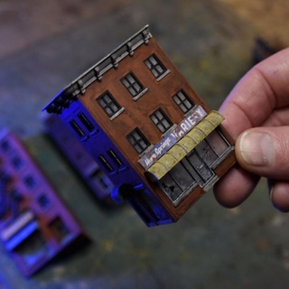 ölçek bina fa ade 3 Denny masaüstü 3D yazdırılabilir arazi mimari binalar tren diyorama pencereler model yolu nscale ölçekli modelrailway demiryolu izi modelleisenbahn Modellbahn yolcusu modeli ray nscaletrains 3d print model - Mito3D