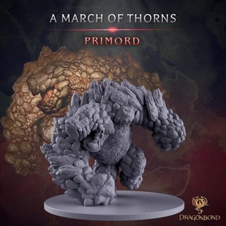 dragonbond primord draco studios Tabletop Characters & Creatures Fantasy Universe Store stl rpg strategy earth miniature guardians 3dprinting rocks dnd march monstrous humanoid thorns bestiary lair dracostudios 3d print model - Mito3D