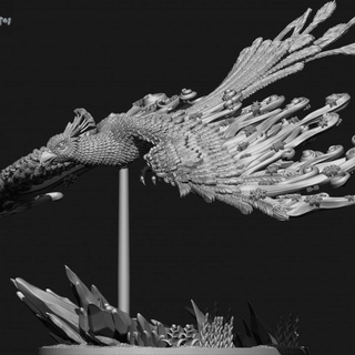 altos elfos escarcha fénix holominiaturas mesa caracteres criaturas fantasía universo pájaro duende juego guerra alto hielo elfo dnd 9thage fenix highelf the9thage altonato 3d print model - Mito3D