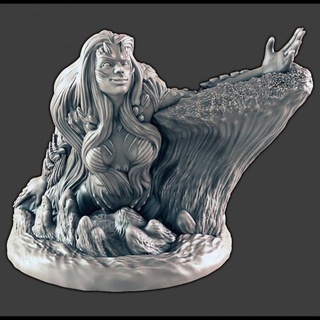 sea goddess support-free evan carothers Tabletop Characters & Creatures Fantasy Universe ocean umberlee 3d print model - Mito3D