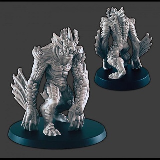 sea river troll support-free evan carothers  Tabletop Tabletop Characters & Creatures Fantasy Universe Tabletop Tabletop Characters & Creatures ocean river troll seatroll  3d print model - Mito3D
