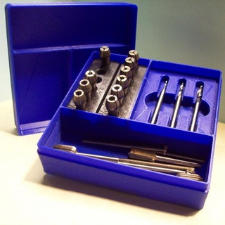 proxxon storage box charl Home & Garden Workshop Tools Spare Parts DIY / Gardening collet holder 3d print model - Mito3D