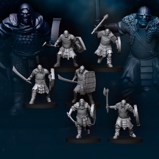 6x regular orc sword davale games Tabletop Characters & Creatures Fantasy Universe fantasy wargames miniature 3dprinting orcs patreon 28mm dnd frostgrave tabletopgames humans davalegames 3d print model - Mito3D