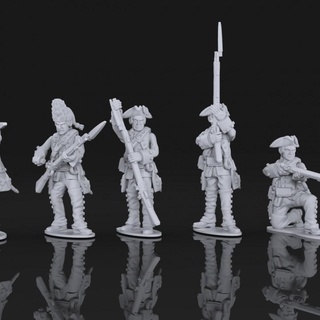 7yw spanish infantry war bear studios Tabletop Characters & Creatures Historical Universe Store historical 28mm black powder seven years honours warlord games sharp practice 3d print model - Mito3D