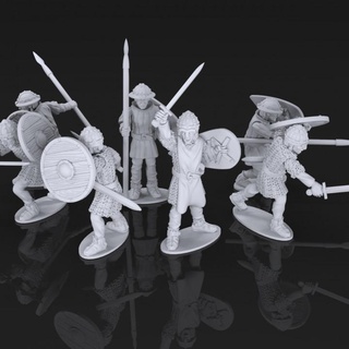 presto crociate cristiano fanteria guerra orso studi tavolo personaggi creature storico universo negozio medievale 28mm 3d print model - Mito3D