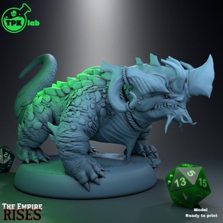 gargantuan drake tpk lab Store army dragon dragons dungeons monster rpg evil tabletop dnd behemoth ttrpg 3d print model - Mito3D