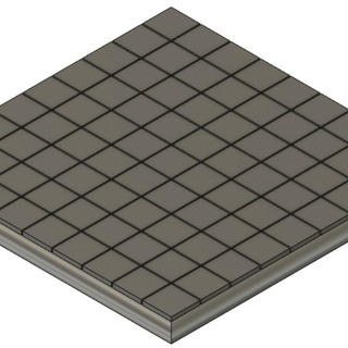 95 gridmat darren miller Tabletop accessories dnd grid 3d print model - Mito3D