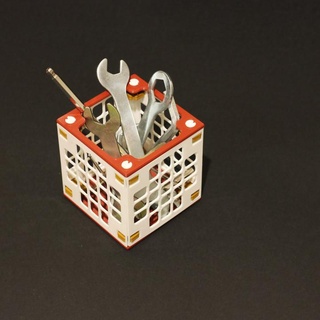 tornillo ensamblado caja alex hogar casa jardín menaje almacenamiento cajas caja Lego tornillo pla montaje 3d print model - Mito3D