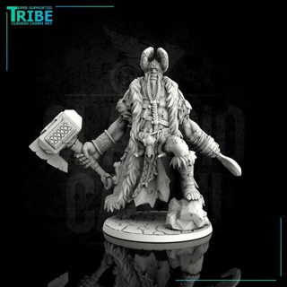 l 0006 frozen giant viking hammer claudio casini art Tabletop Characters & Creatures Fantasy Universe thor ice odin 3d print model - Mito3D