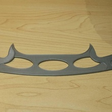 benutzerdefinierte Fledermaus'leth design props cosplay Waffe Klinge startrek Klingonisch bat'leth francise 3d print model - Mito3D