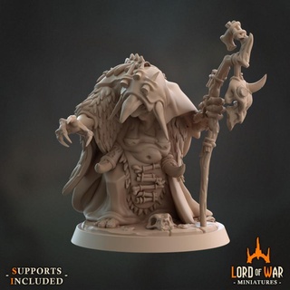 witcher goblin presupported lord war miniatures Tabletop Characters & Creatures Fantasy Universe dragons dungeons fantasy hands modular roleplay rpg miniature weapons staff boardgame tabletop wargame dnd bundle supported 3d print model - Mito3D