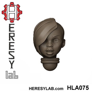 heresylab - female sci-fi heads conversions set 3 21 Store 40k battle head warhammer scifi conversion bits sister aos sororitas nuns bitz 3d print model - Mito3D