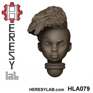 heresylab - female sci-fi heads conversions set 4 21 Store 40k battle head warhammer scifi conversion bits sister aos sororitas nuns bitz 3d print model - Mito3D