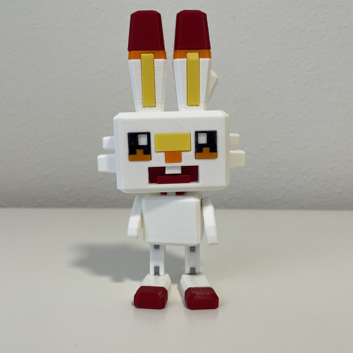 scorbunny articolato giocattolo Chris argentino fan arte azione figure nintendo carina figura ragazzi Pokemon posabile cenerentola 3D print model - Mito3D