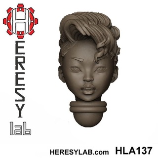 heresylab - female sci-fi heads conversions set 11 21 Store 40k battle head warhammer scifi conversion bits sister aos sororitas nuns bitz 3d print model - Mito3D