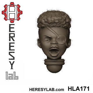 heresylab - female sci-fi heads conversions set 17 21 heresylab  Store 40k battle female head warhammer scifi conversion bits sister aos sororitas nuns bitz  3d print model - Mito3D