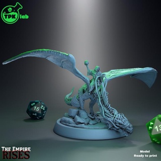 ereban monte Ejderha tpk laboratuar mağaza ejderhalar Zindanlar fantezi rpg sihirbaz büyücü kötü Kocaman falcı dnd Wyvern yol bulucu ttrpg Dragonlance Raistlin 3d print model - Mito3D