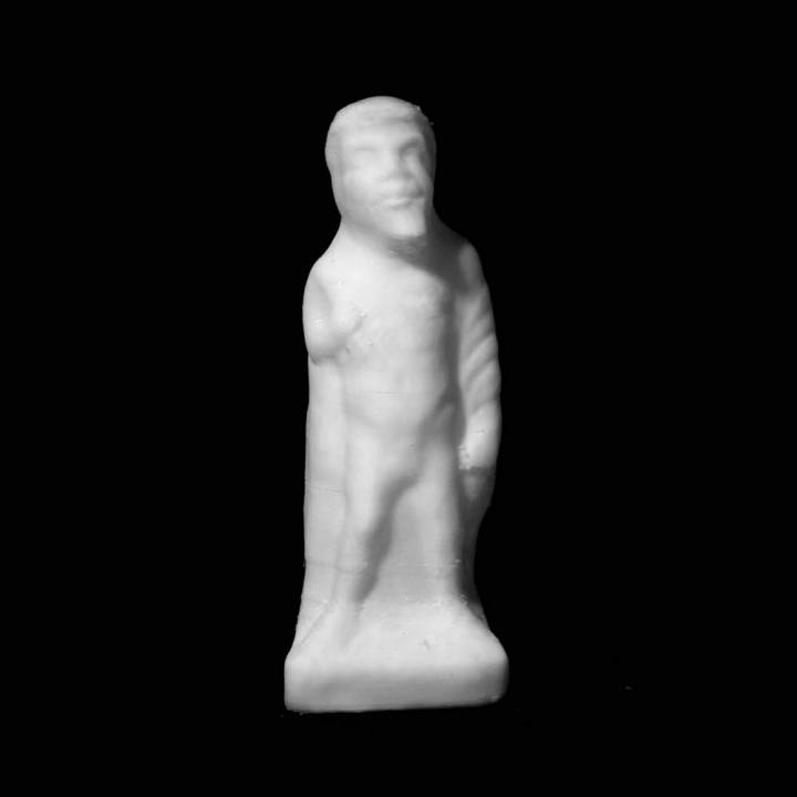 şekil Tanrı pan british museum Londra tarama 3D print model - Mito3D