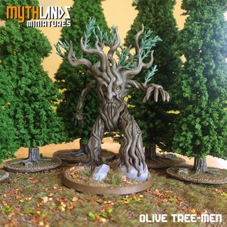 olive tree-man mythlands miniatures Tabletop Characters & Creatures Fantasy Universe forest monster rpg tree miniature ent wargame dungeon dnd treebeard fangorn mythlandsminiatures 3d print model - Mito3D