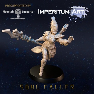 soul caller imperitumart Tabletop Characters & Creatures Sci-Fi Universe 40k warhammer scifi elves eldar wh40k craftworld 3d print model - Mito3D