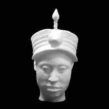 cabeza yoruba rey london docklands londres scan 3d print model - Mito3D