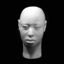 kafa yoruba adam İngiliz Müzesi Londra tarama 3d print model - Mito3D