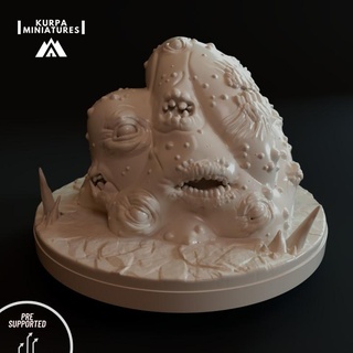 gibbering cave monster b kurpa miniatures Tabletop Characters & Creatures Fantasy Universe dragons dungeons games roleplay rpg boardgames tabletop d20 dnd 3d print model - Mito3D