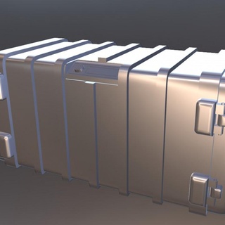 futuristic crate v3 canna chris Tabletop 3D Printable Terrain Sci-Fi terrain box storage scifi tabletop 3d print model - Mito3D