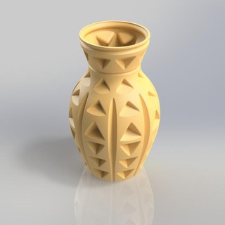 egypt vase faruk sacar Home & Garden Homeware Vases, pots and planters futuristic history triangle vazo r gen 3d print model - Mito3D