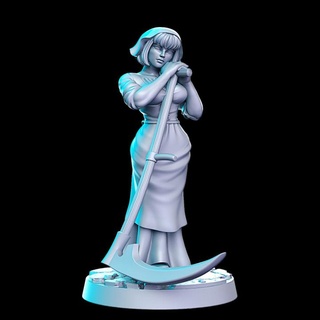 Rosalia kadın orakçı 32mm dnd rn Estudio masaüstü karakterler yaratıklar fantezi Evren kız rpg Kadın 3d print model - Mito3D