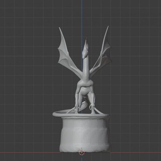 shrine peryite goodcat3d Tabletop Characters & Creatures Fantasy Universe Store 3D Printable Terrain display dragon statue oblivion elderscrolls tabletop dnd scultpure 3d print model - Mito3D