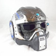 gears war - carmine's helmet wearable props & cosplay videogamescostplayhelmet 3d print model - Mito3D
