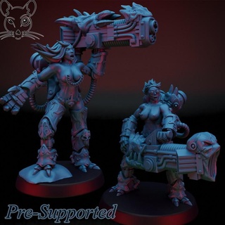 destroyer girls ratman forge Tabletop Characters & Creatures Sci-Fi Universe warhammer destroyers noize 3d print model - Mito3D