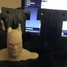 batman molde fan art cabeça filme dc quadrinhos 3d print model - Mito3D