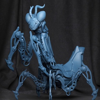 robo-mantis creature armory Tabletop Characters & Creatures Fantasy Universe miniature tabletop wargame 3d print model - Mito3D
