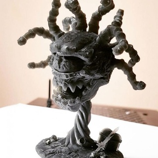 beholder plus base vulcan forged  Tabletop Tabletop Characters & Creatures Fantasy Universe Tabletop Tabletop Characters & Creatures miniatures dnd beholder wizkids  3d print model - Mito3D