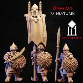 arab warriors stanislav kuznetsov Store medieval rpg warrior miniature tabletop wargame 3d print model - Mito3D