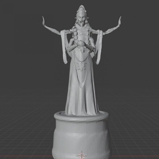shrine mephala pre supported goodcat3d Fan Art Action Figures Tabletop Characters & Creatures Fantasy Universe Store display game god skull statue oblivion tabletop prince bethesda dnd deadric deadra 3d print model - Mito3D