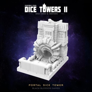 dt14 scifi portal dice tower possibly cool 2 black blossom games Tabletop accessories Characters & Creatures Sci-Fi Universe space star wars 3d print model - Mito3D