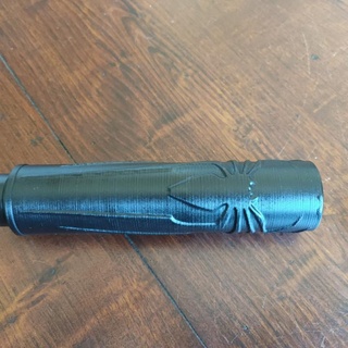 mock airsoft suppressor spider goodcat3d Sports & Outdoor Airsoft accessories sport silencer 3d print model - Mito3D