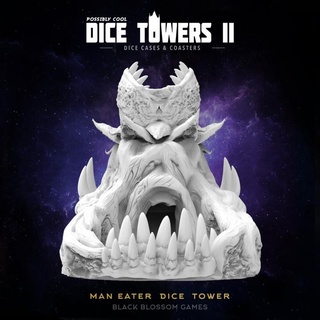 dt15 man eater dice tower possibly cool 2 black blossom games Tabletop accessories Characters & Creatures Fantasy Universe boss plant rpg terrain tree cave dnd 3d print model - Mito3D