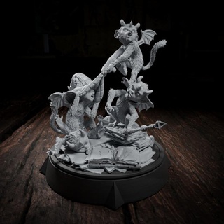 Mönch Feind Bestiarium wütend Gelehrte Krypta Studios Tischplatte Zeichen Kreaturen Fantasie Universum Kreatur Affe Rollenspiel Magie dnd 3d print model - Mito3D