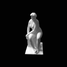 seated woman sint-niklaas belgium scan 3d print model - Mito3D