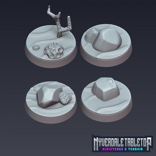 sott'acqua basi gratuito swl nyverdale tavolo 3D stampabile terreno fantasia base scenico 3d print model - Mito3D