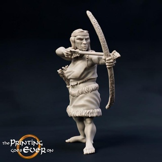 woodwose archer - model b presupported printing goes ever Store fantasy mini stone wargaming warhammer wild bronze miniature lotr bow age tabletop iron scout 28mm dnd tracker primitive frostgrave skirmish neanderthal 5e pre-supported wildling statblock wose 3d print model - Mito3D
