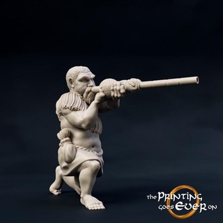 woodwose blowpipe - presupported printing goes ever Store fantasy mini stone wargaming warhammer wild bronze miniature blow pipe lotr age tabletop iron 28mm dnd primitive frostgrave skirmish neanderthal blowgun 5e pre-supported wildling statblock wose 3d print model - Mito3D
