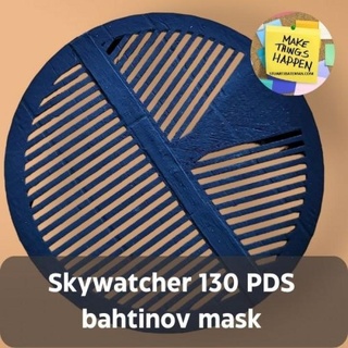 Bahtinov Maske Skywatcher 130 Gewicht stuart Bateman bauen 3D Drucker Schläger sw 130pds 3d print model - Mito3D