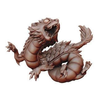 baby dragon manuel boria Tabletop Characters & Creatures Fantasy Universe chinese dragons dungeons fantasy monster pet warhammer miniature dnd 3d print model - Mito3D